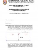 DETERMINAR EL CIRCUITO EQUIVALENTE DEL TRANSFORMADOR MEDIANTE