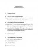 INFORME DE ENTREVISTA INICIAL A PACIENTE