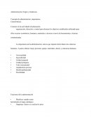 Ejemplo de un Mapa conceptual administracion