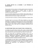 EL TERCER SECTOR EN LA ACADEMIA Y LOS PROCESOS DE GLOBALIZACIÓN