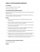 CAPITALIZACIÓN COMPOSTA