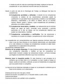 Preguntas de Psicología del Trabajo