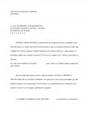 SOLICITUD DE AMPARO QUEJOSO