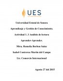 Parafrasis Aprender a Aprender