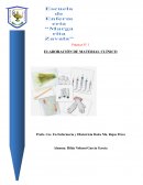 Elaboración de material clinico ELABORACIÓN DE MATERIAL CLÍNICO