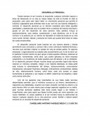 Unos aspectos del DESARROLLO PERSONAL