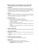 MODELOS DE TERMINOS DE REFERENCIA