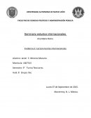 Seminario estudios internacionales.