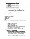 Actividades y medidas de prevencion