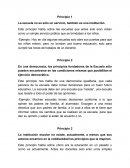 Principio 1 La escuela no es sólo un servicio, también es una institución