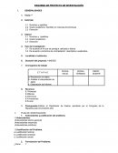 ESQUEMA DE PROYECTO DE INVESTIGACIÓN
