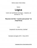 Resumen del libro “cuentos para pensar” de Jorge Bucay