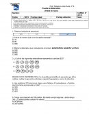 Problemas matematicos Prueba de Matemática