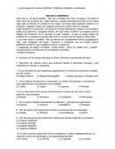 Evaluación diagnóstica para segundo de secundaria