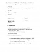 COMO SE DA EL PROCEDIMIENTO DE SEGURIDAD PARA UN PROCESO