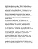 El silogismo noción y elementos competentes.