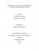 Indicadores de coyuntura y de clima político en Colombia, Enfoque balanza comercial