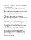 TALLER SOBRE LAS GENERALIDADES DE LA ORGANIZACIÓN ESCOLAR