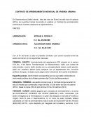 CONTRATO DE ARRENDAMIENTO INDIVIDUAL DE VIVIENDA URBANA