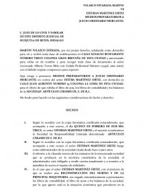 El Nuevo Modelo De Demanda De Divorcio Unilateral Estado De