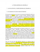 LA TEORIA MODERNA DEL DESARROLLO
