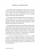 Antecedentes de la estructura organizacional