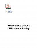 Exprese cual es el tema del film El discurso del rey.