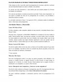 PLAN DE TRABAJO ACTIVIDAD “TODOS SOMOS IMPORTANTES”