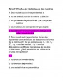 Tareas Pruebas de hipótesis para dos muestras