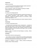 Definición de coaching