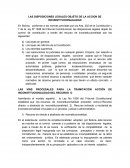 LAS DISPOSICIONES LEGALES OBJETO DE LA ACCION DE INCONSTITUCIONAALIDAD