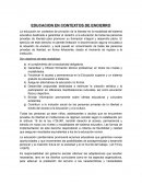 EDUCACION EN CONTEXTO DE ENCIERRO