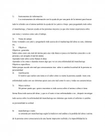 Los instrumentos de información son la ayuda de por una parte de la internet para buscar todo lo referido con el ánima también la ayuda de los yatiris o brujo. Página 1