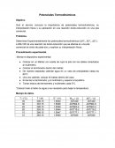 Potenciales Termodinamicos.Montar el dispositivo experimental