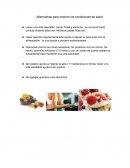 Alternativas para mejorar las condiciones de salud
