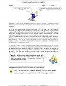 Transformaciones de energia