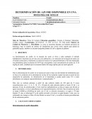 Determinación de azufre en una muestra de suelo