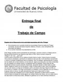 Registro de la Observación de la actividad espontánea del niño