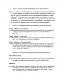¿En qué consiste el control administrativo en las organizaciones?