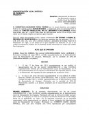 Interposición de Recurso