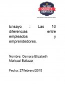 Las 10 diferencias entre empleado y emprendedor