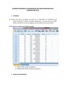 ESTADÍSTICA DESCRIPTIVA: “APLICACIÓN DE LOS TEMAS ESTADISTICOS EN EL PROGRAMA IBM SPSS”
