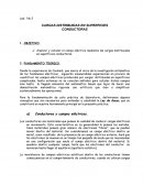 Cargas distribuidas en superficies conductoras