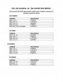 ROL DE GUARDIA J.N. “SALVADOR DÍAZ MIRON”