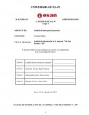 Análisis de información de la empresa “The Best Product – BP”