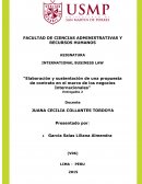 Elaboración y sustentación de una propuesta de contrato en el marco de los negocios