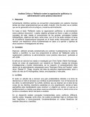 Análisis Crítico a “Reflexión sobre la organización polifónica: la administración como práctica discursiva”