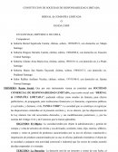 REPERTORIO N° 1 CONSTITUCION DE SOCIEDAD DE RESPONSABILIDAD LIMITADA BERNAL & COMPAÑÍA LIMITADA