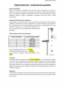 La aceleración de la gravedad