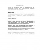 ESTUDIO DE FACTIBILIDAD PARA LA IMPLEMENTACION DEL SERVICIO DE CAFETERIA EN LA CLINICA COUNTRY, UNIDAD DE ONCOLOGIA Y RADIOLOGIA EN BOGOTA